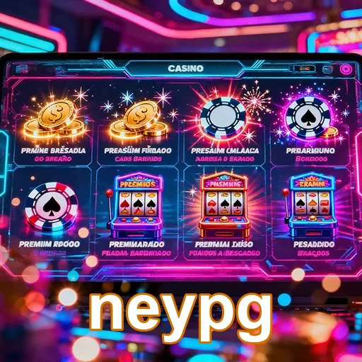 Interface de jogos de cassino no site neypg, com design moderno e opções de entretenimento diversificadas.